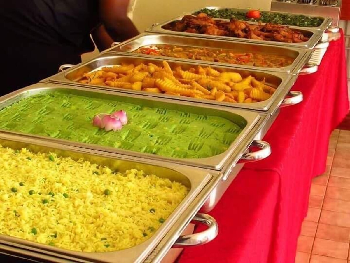 Buffet dining at Sandfields Lodwar Camp