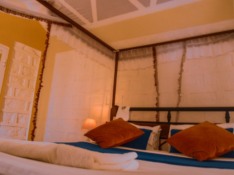 Comfortable guest room at Sandfields Lodwar Camp